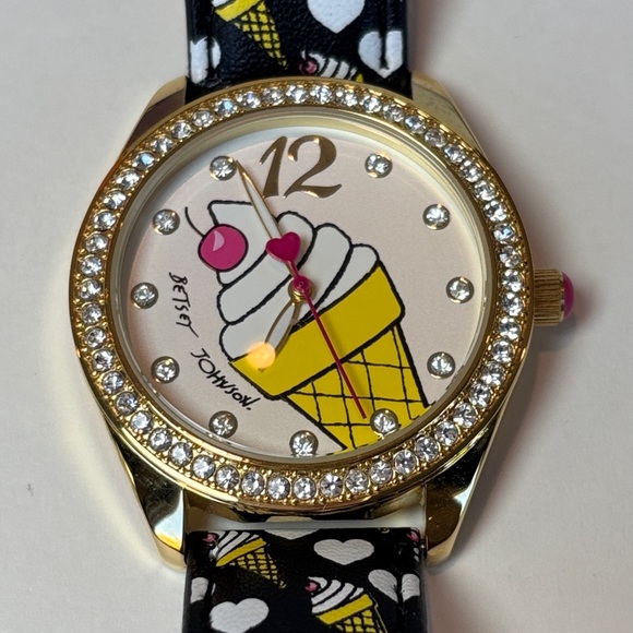 Betsey Johnson Iced Cream Cone Watch - Picture 1 of 6